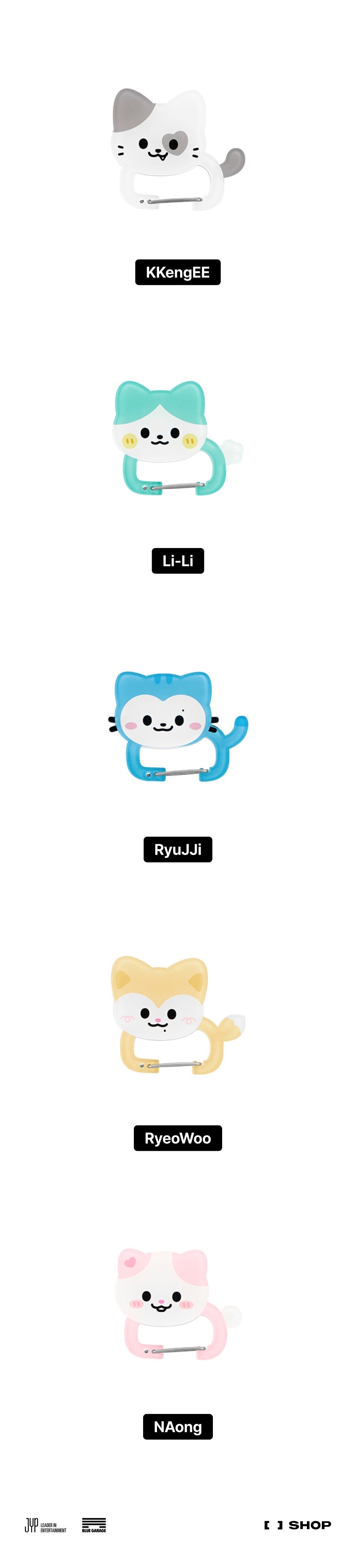 itzy - [on air] twinzy acrylic karabiner