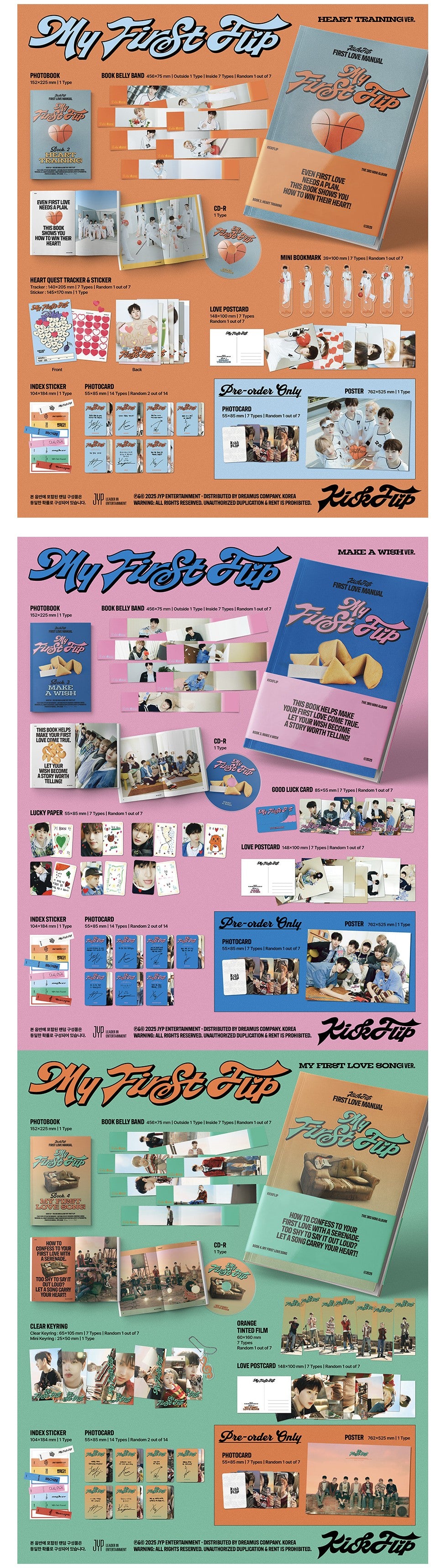 [lucky draw] kickflip - my first flip (set of 3)