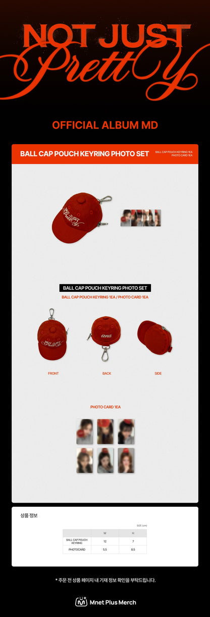 izna - [not just pretty] ball cap pouch keyring photo set