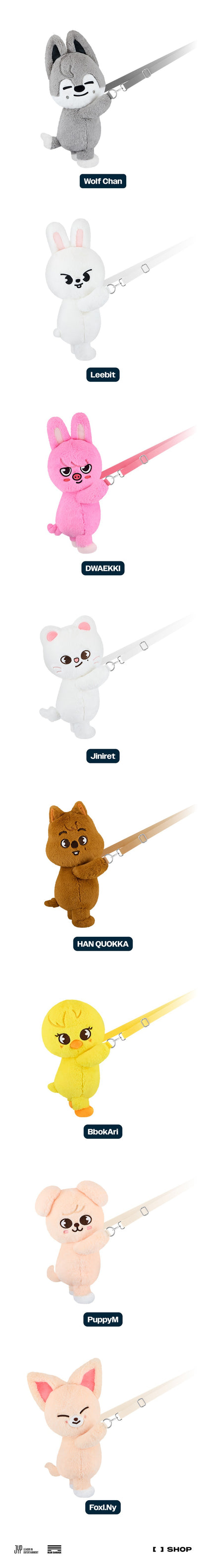 stray kids - [celebrate] skzoo plush bag