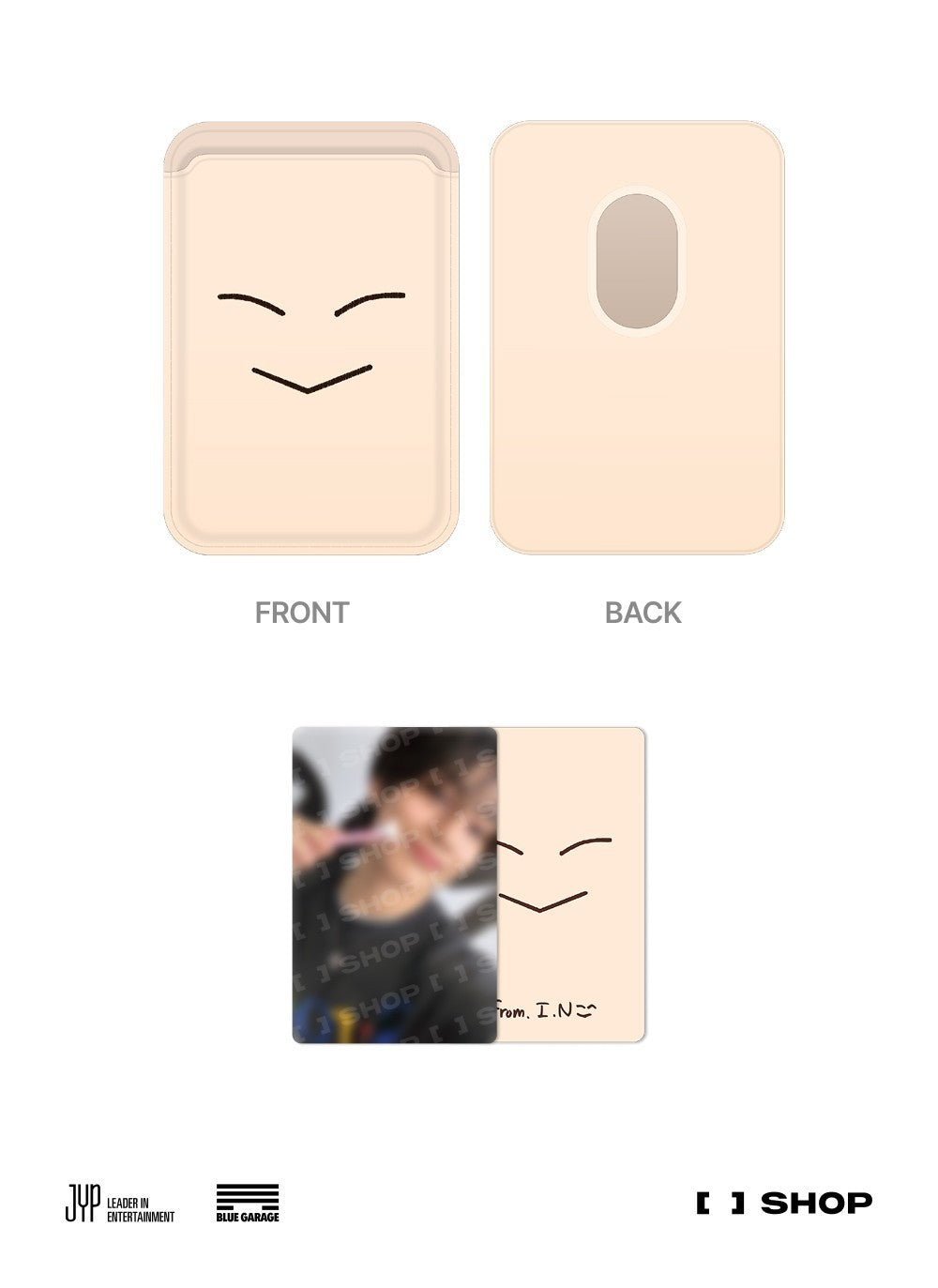 stray kids - [celebrate] magnetic card wallet by i.n