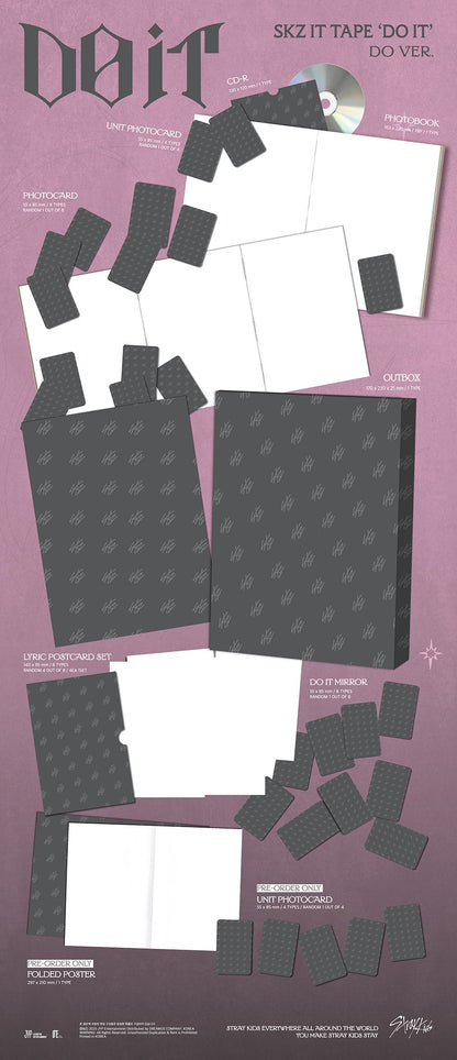 [pob] stray kids - skz it tape [do it] do ver.