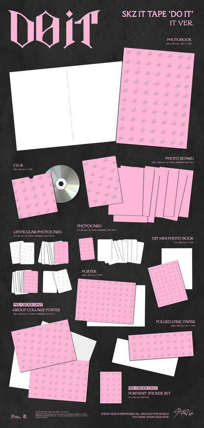 [pob] stray kids - skz it tape [do it] it ver.