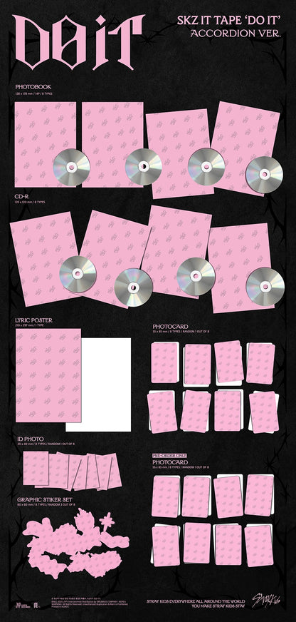 [pob] stray kids - skz it tape [do it] accordion ver.