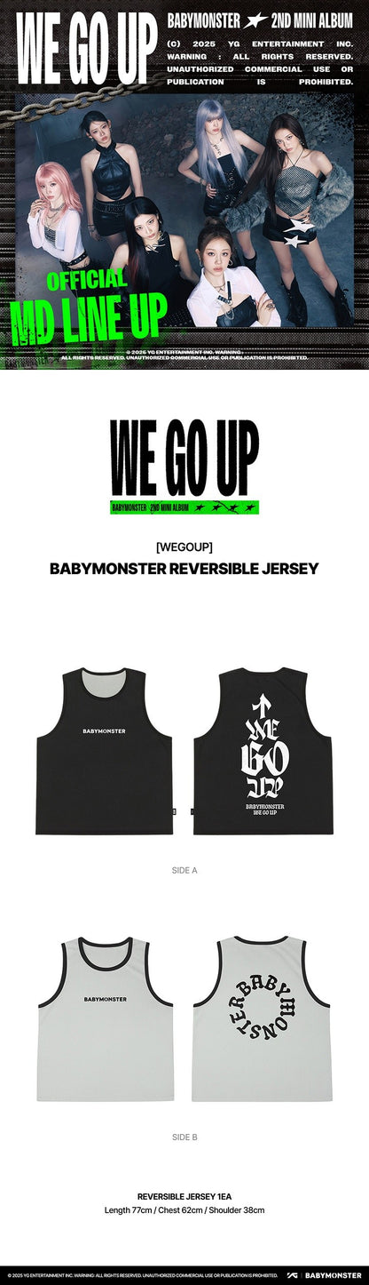 babymonster - [we go up] reversible jersey