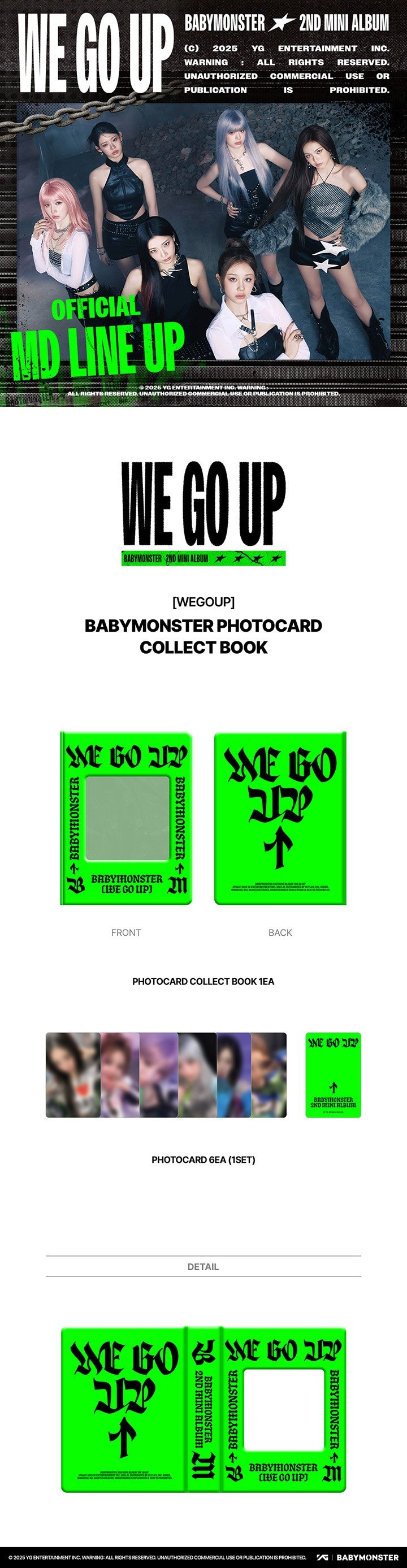 babymonster - [wegoup] photocard collect book