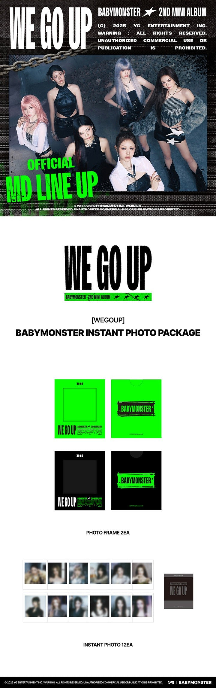 babymonster - [wegoup] instant photo package