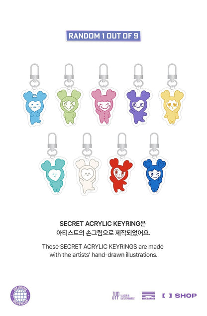 twice - [10ve universe] secret acrylic keyring