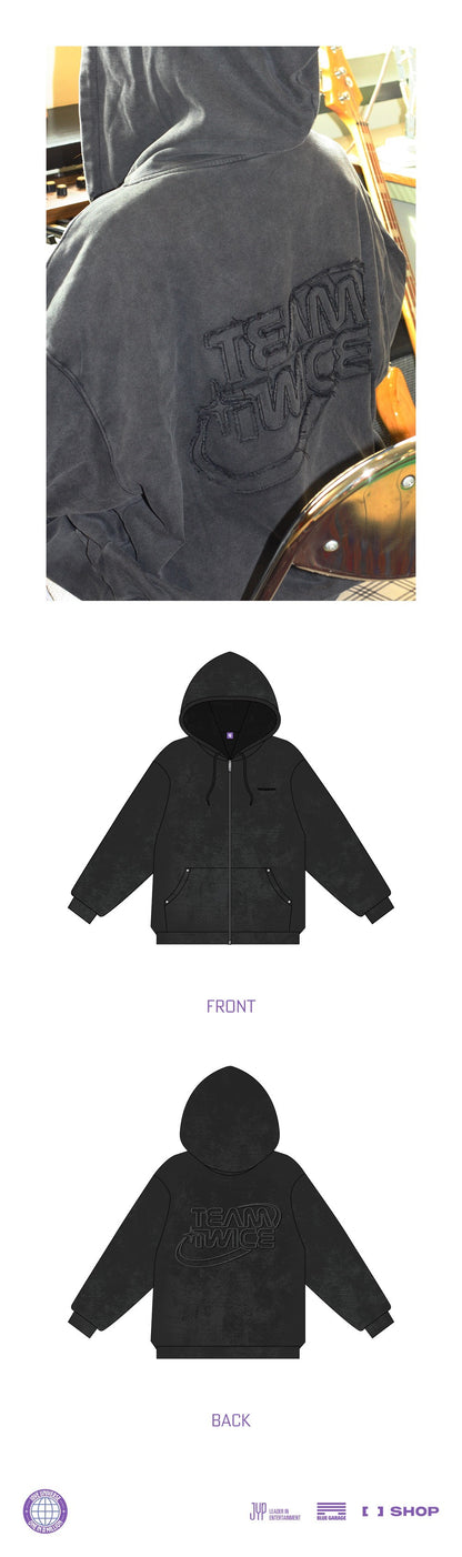 twice - [10ve universe] zip-up hoodie