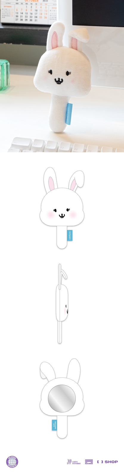 twice - [10ve universe] nayeon plush hand mirror