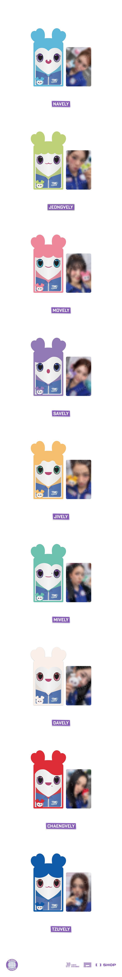 twice - [10ve universe] lovely photocard sleeve