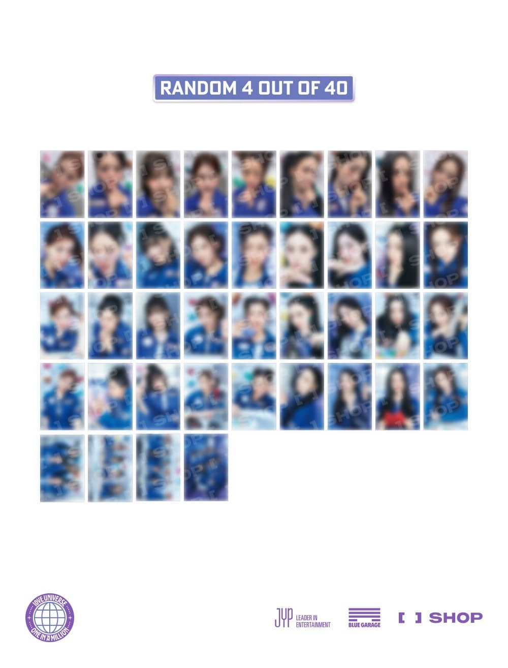 twice - [10ve universe] trading card set