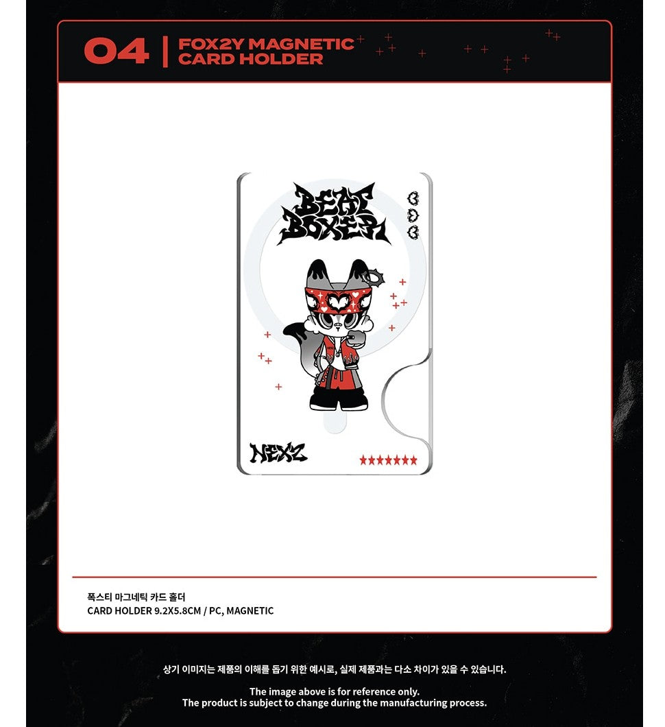 nexz - [beat boxer] fox2y magnetic card holder