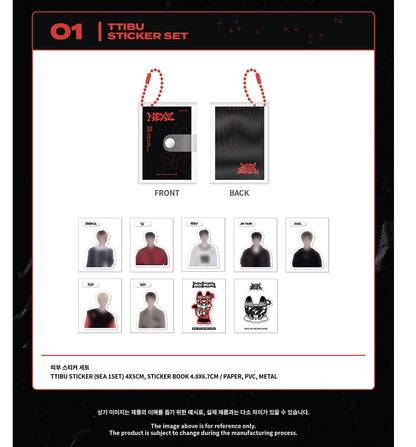 nexz - [beat boxer] ttibu sticker set