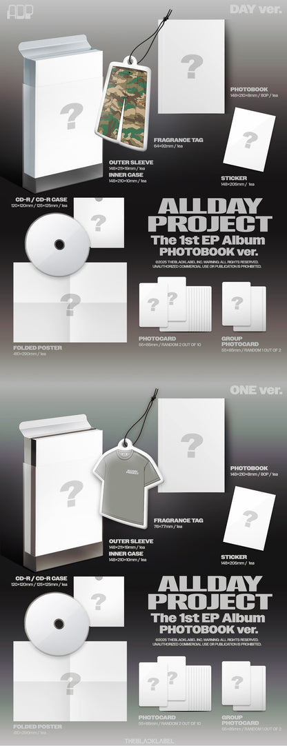[pob] allday project - the 1st ep album [photobook ver.] random