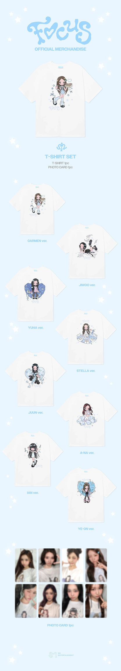 hearts2hearts - [focus] t-shirt set