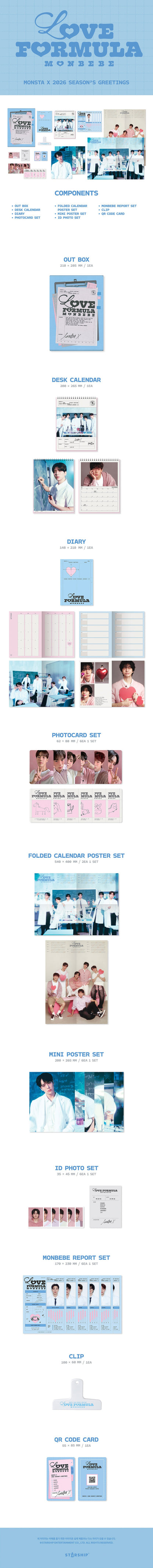 monsta x - [love formula monbebe] 2026 season's greetings