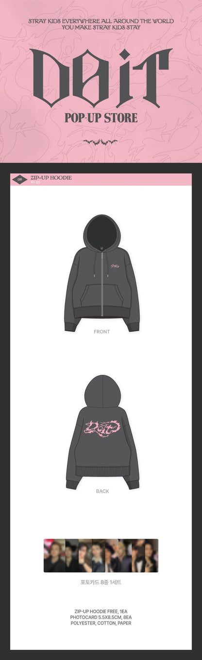 stray kids - [do it] zip-up hoodie