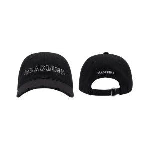 blackpink - [deadline tour] embroidered logo ball cap