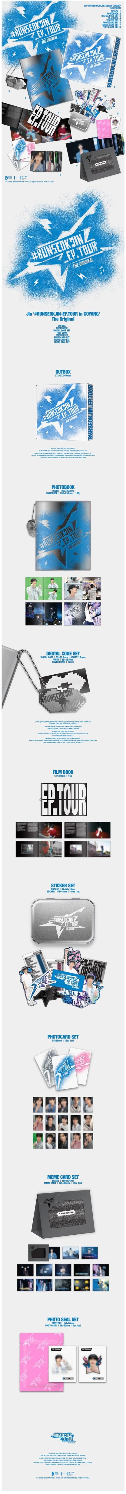 bts jin - [#runseokjin_ep.tour in goyang] the original