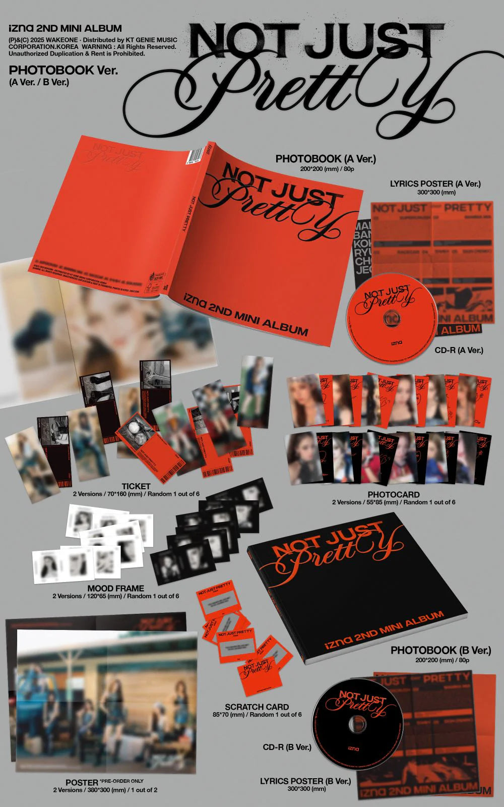 izna - 2nd mini album [not just pretty] photobook ver.