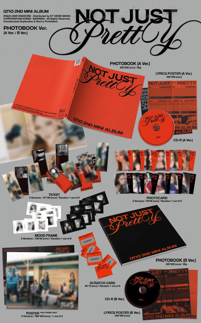 izna - 2nd mini album [not just pretty] photobook ver.