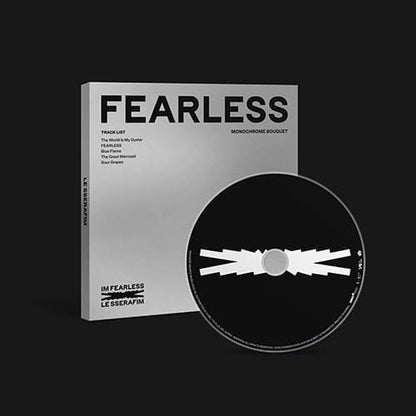 le sserafim - 1st mini album [fearless] monochrome bouquet ver.