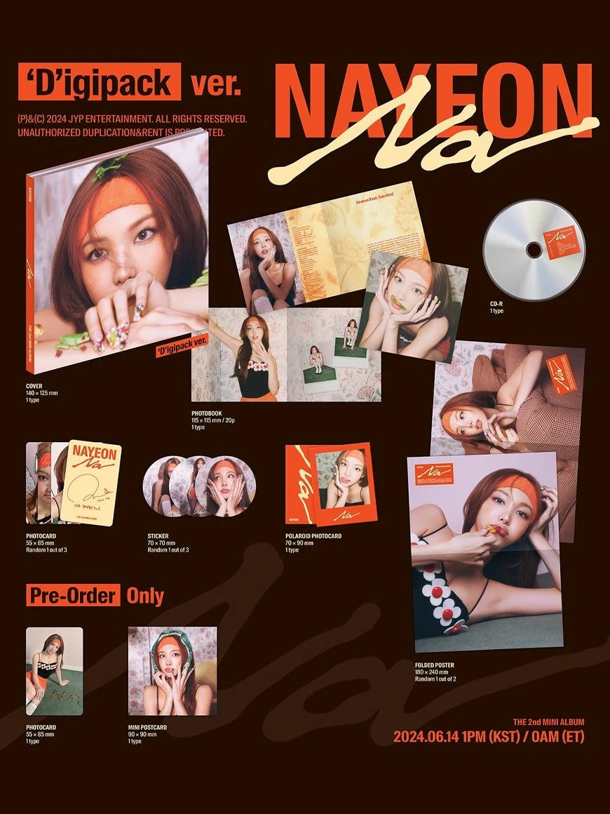 nayeon (twice) - 2nd mini album [na] digipack ver.