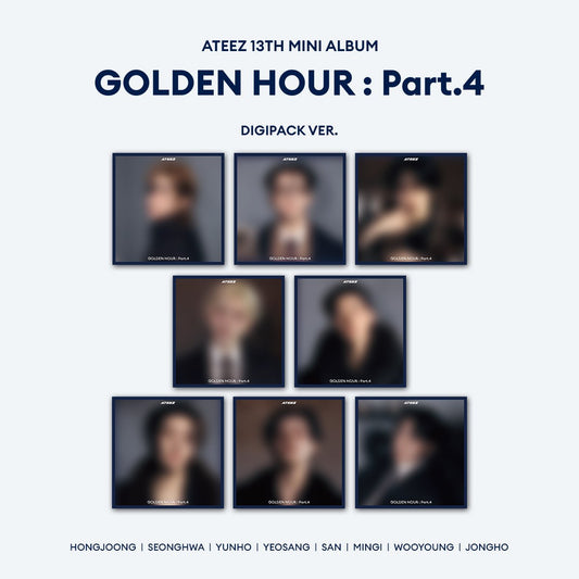 [pob] ateez - [golden hour : part. 4] digipack ver.