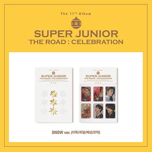 super junior - 11th album vol.2 [the road : celebration] snow ver.