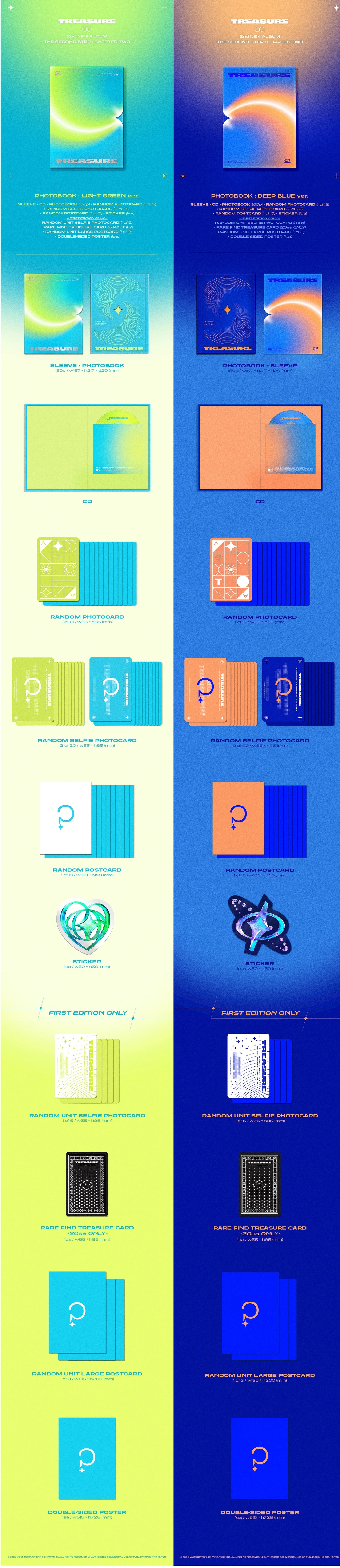 treasure - 2nd mini album [the second step : chapter two] photobook ver.