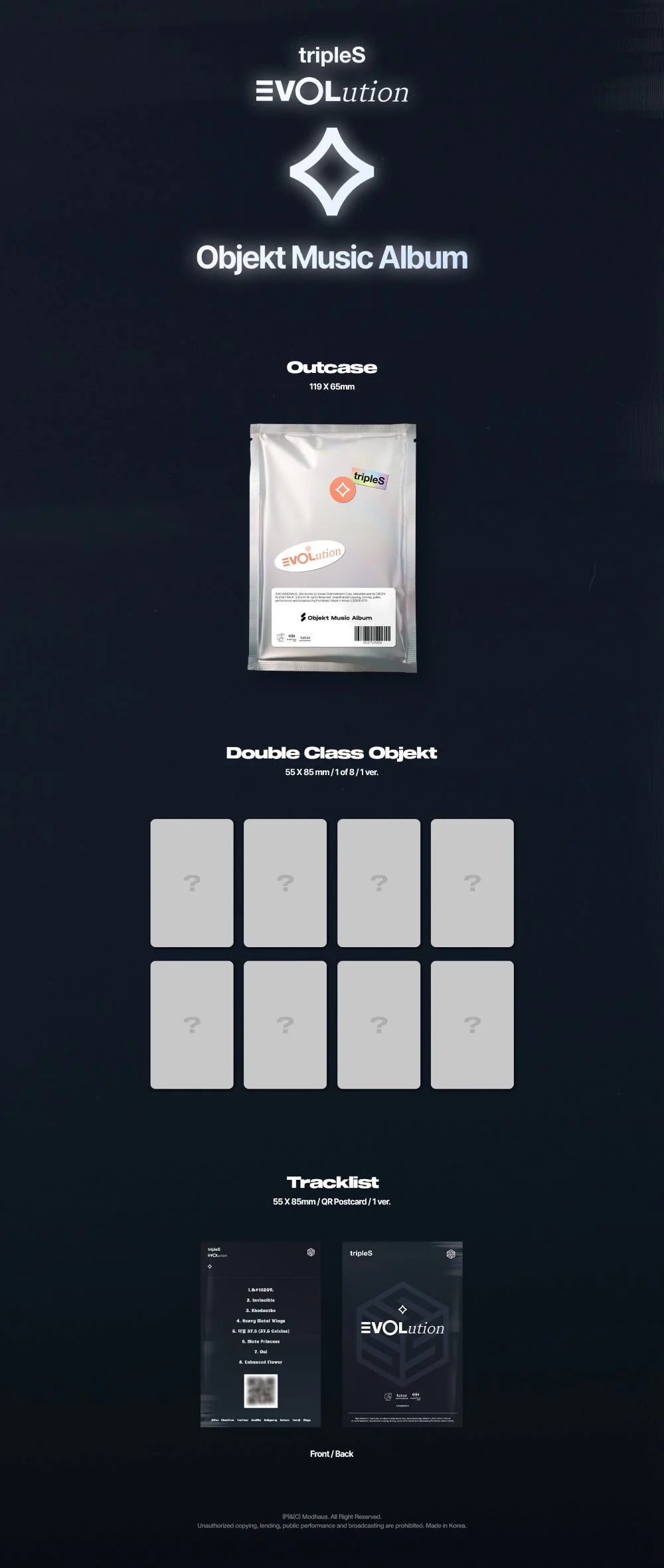 triples - mini album [evolution -mujuk-]