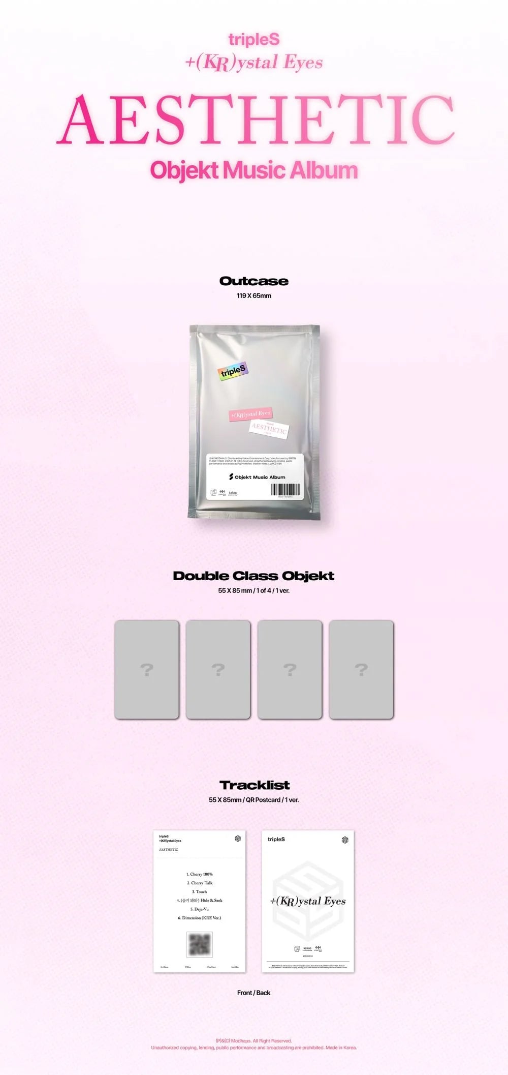 triples - mini album [+(kr)ystal eyes ] objekt music album