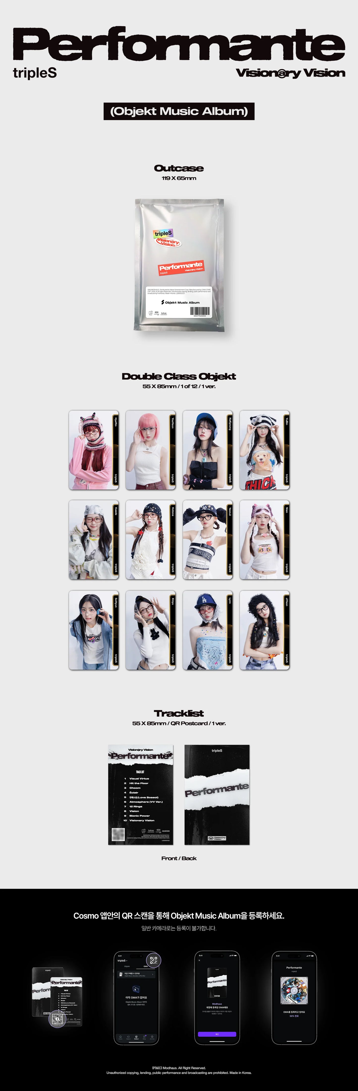 triples - [visionary vision ] objekt music album ver.