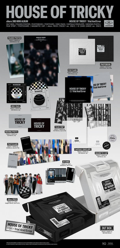 xikers - 3rd mini album [house of tricky : trial and error]